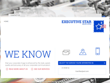 Tablet Screenshot of executivestarmail.com